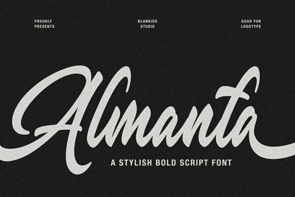 Almanta: The Bold Script Font for Eye-Catching Campaigns