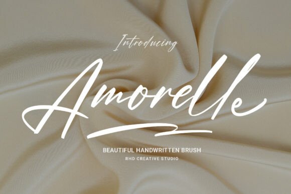 Amorelle: A Handwritten Brush Font for Modern Romance