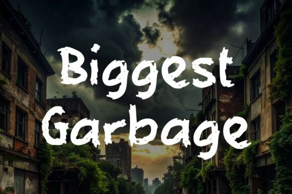 Biggest Garbage: A Bold Script Font for Modern Publications