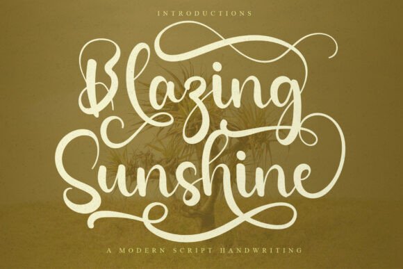 Blazing Sunshine: A Font for Nostalgic Branding