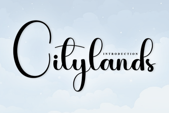 Citylands: A Rhythmic Script Font for Modern Web Design