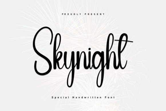 Discover Skynight: A Charming Handwritten Font for Your Next Editorial Project