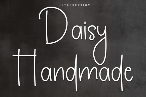 Discover the Whimsical Charm of Daisy Handmade Font