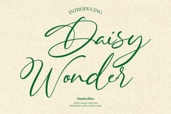 Discovering Daisy Wonder: A Perfect Script Font for Branding
