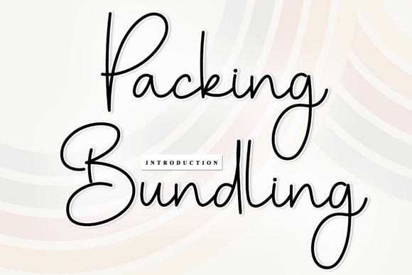 Elevate Your Editorial Design with Packing Bundling Font
