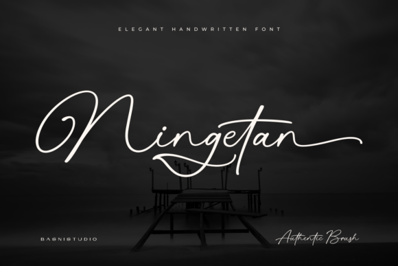 Enhance Your Brand with Ningetan: A Luxurious Handwritten Font