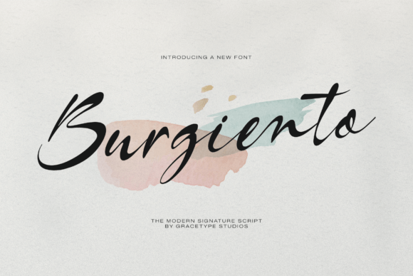 Enhance Your Campaigns with Burgiento: A Modern Script Font