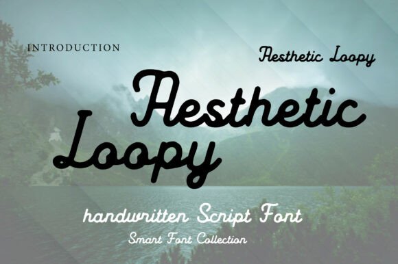 Enhance Your Craft with Aesthetic Loopy Font
