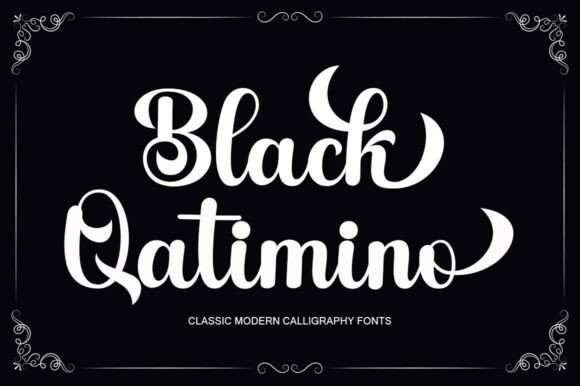 Enhance Your Web Design with Black Qatimino Font
