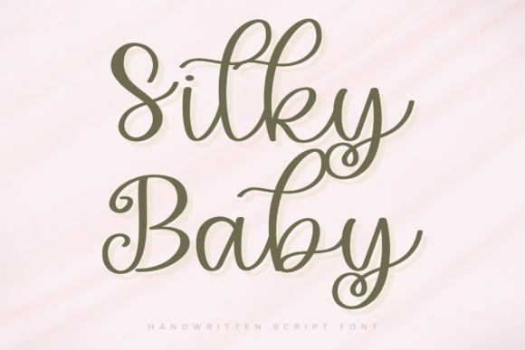 Explore Silky Baby: A Charming Script Font for Elegant Branding