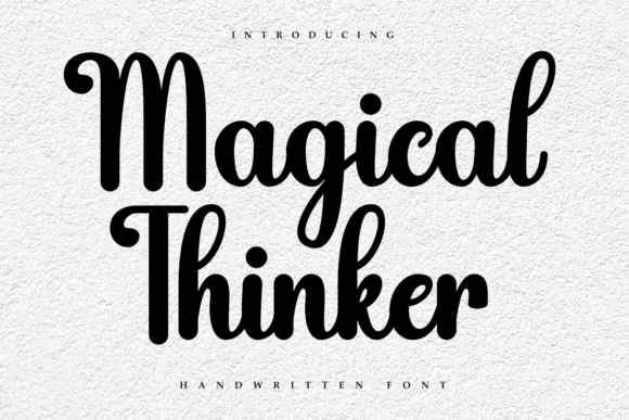 Magical Thinker: A Charming Handwritten Font for Editorial Design