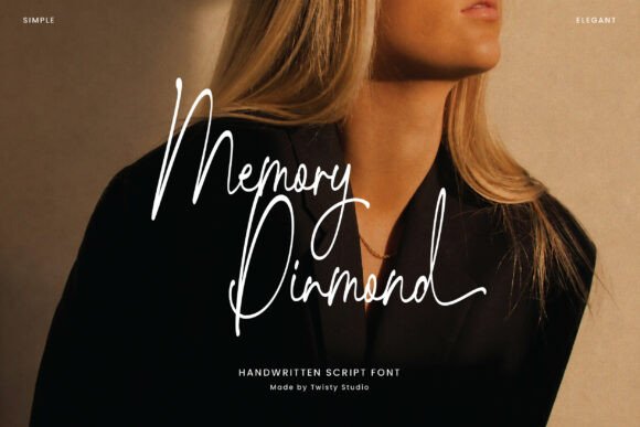 Memory Diamond: A Handwritten Font for Crafters and Creators