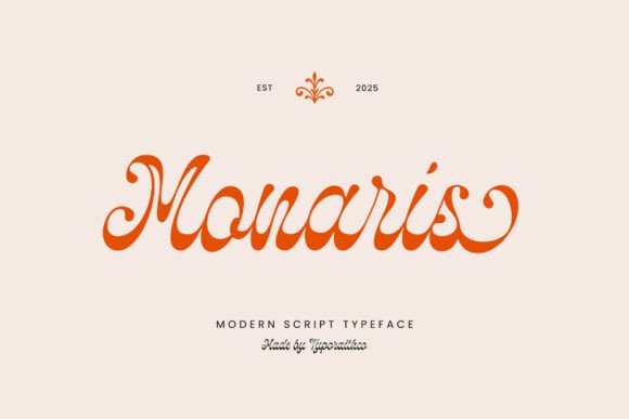 Monaris: Elevate Your Brand with This Elegant Script Font