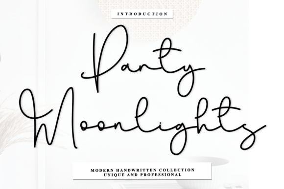Party Moonlights: A Charming Handwritten Font for Web Design