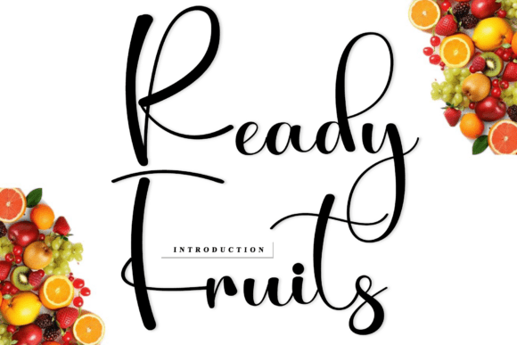 Ready Fruits: A Handwritten Font for Crafters and Creators