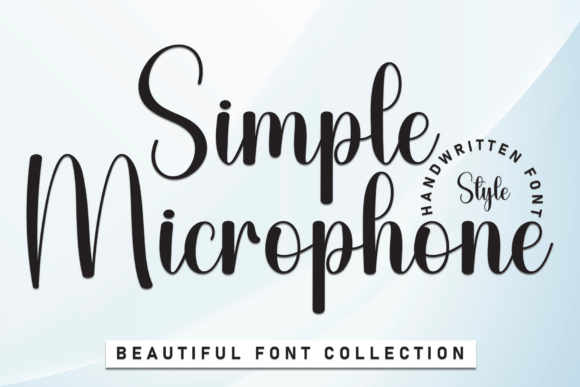 Simple Microphone: A Whimsical Font for Web Design