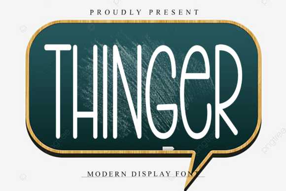 Thinger: A Sophisticated Script Font for Editorial Design