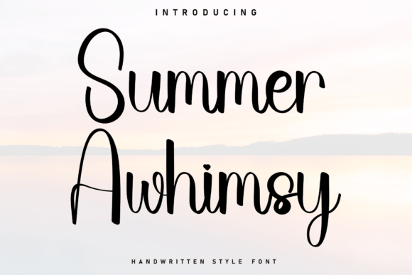 Transform Your Brand with Summer Awhimsy Font